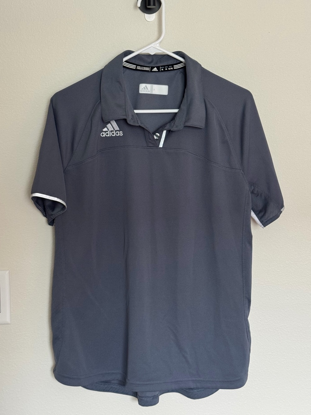 Adidas Women’s Dark Gray Polo Shirt